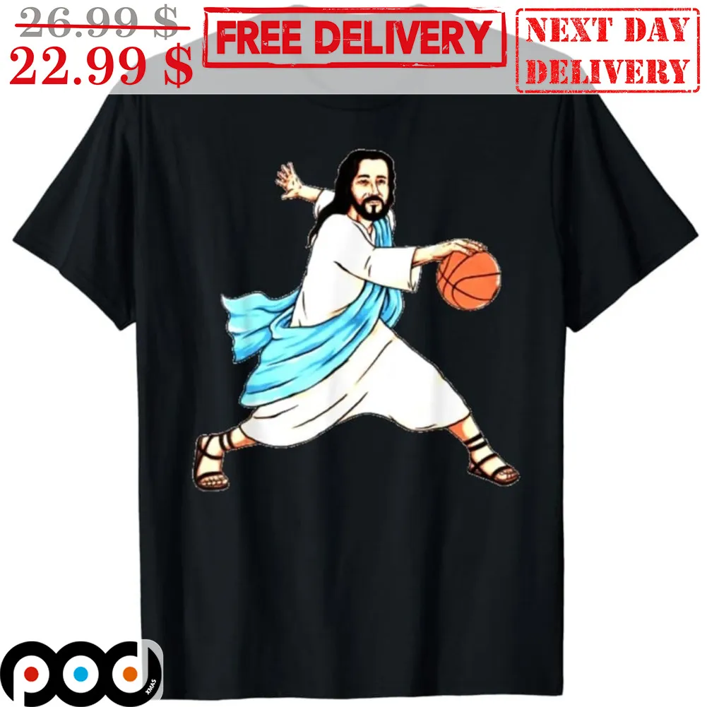 Jesus Play Basketball Fun Shirt