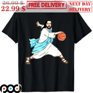 Jesus Play Basketball Fun Shirt