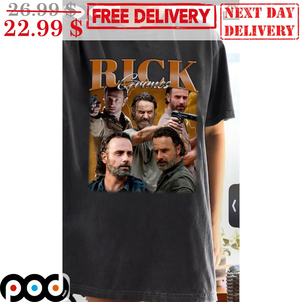 Rick Grimes The Walking Dead Vintage Shirt