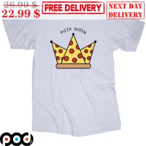 Crown Pizza Queen Shirt