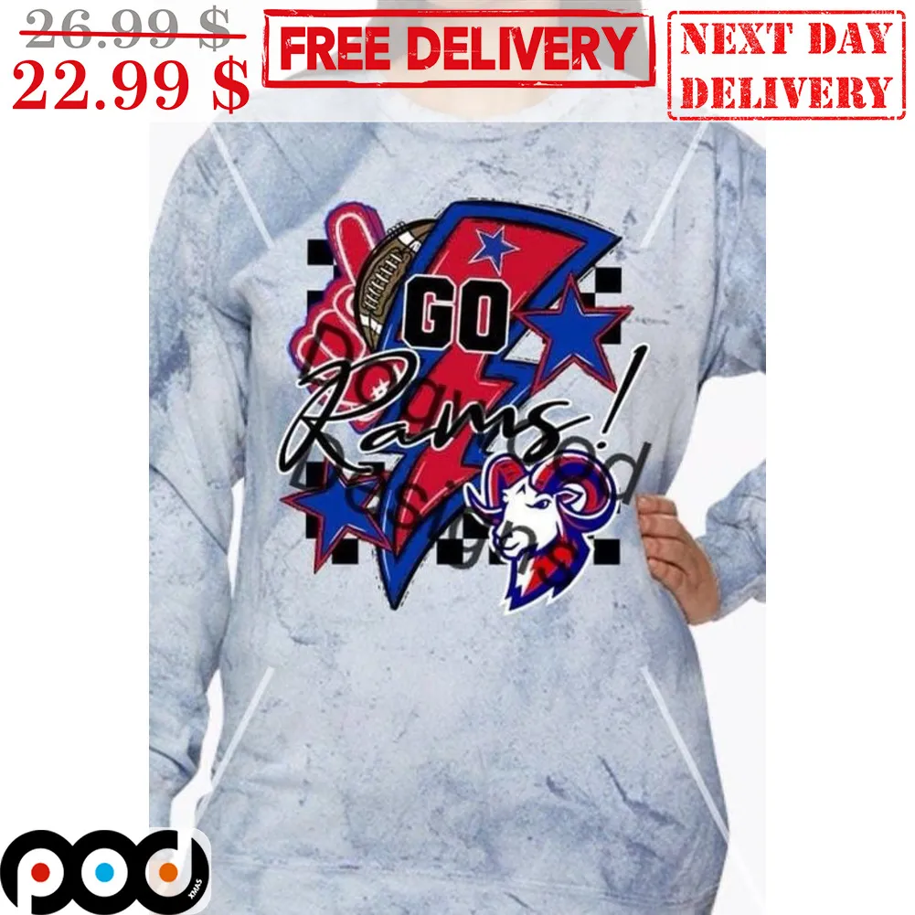 Go Rams Los Angeles Rams Goat Logo Shirt