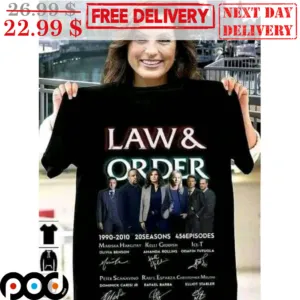 Law & Order 1990-2010 20 Seasons 456 Episodes Signature Shirt