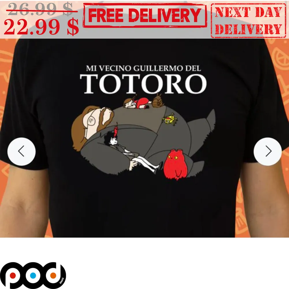 Mi Vecino Guillermo Del Totoro Shirt