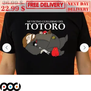 Mi Vecino Guillermo Del Totoro Shirt
