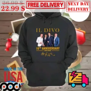 IL Divo 16th Anniversary 2004-2020 Signature Shirt