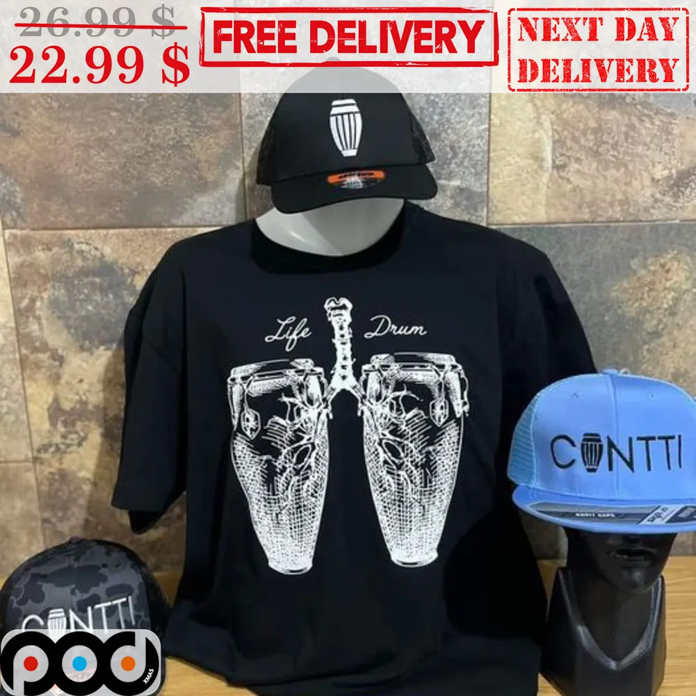 Lung Life Drum In My Heart Shirt