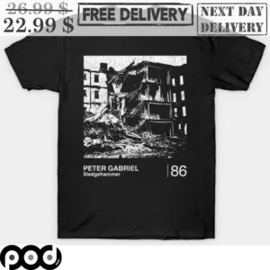 Peter Gabriel Sledgehammer 86 Vintage Shirt