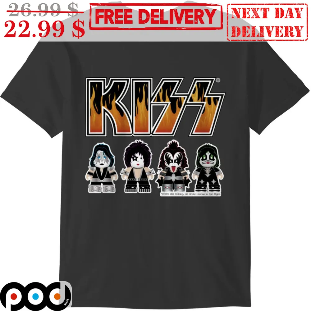 KISS Lego Cute Rock Band Shirt