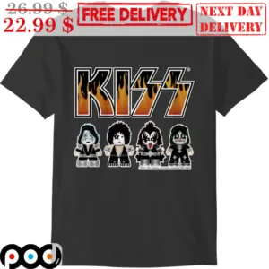 KISS Lego Cute Rock Band Shirt