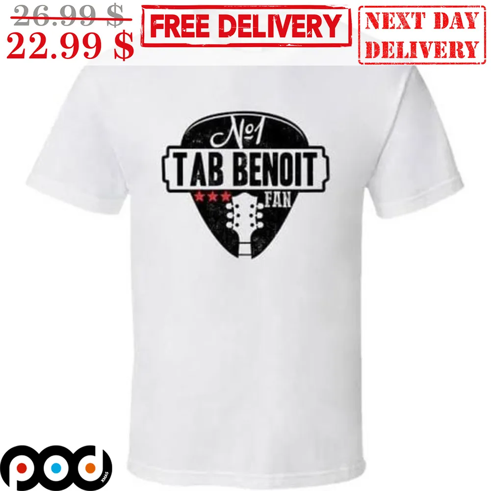 No 1 Tab Benoit Fan Guitar Shirt