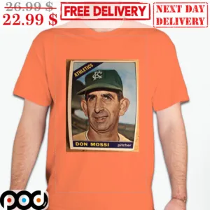 Athletics Don Mossi Cleveland Indians Shirt