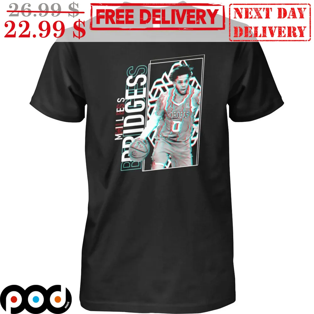 Miles Bridges Charlotte Hornets NBA Neon Shirt