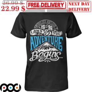 Monoloco Antigua Est 1999 And So The Adventure Begins Vintage Shirt