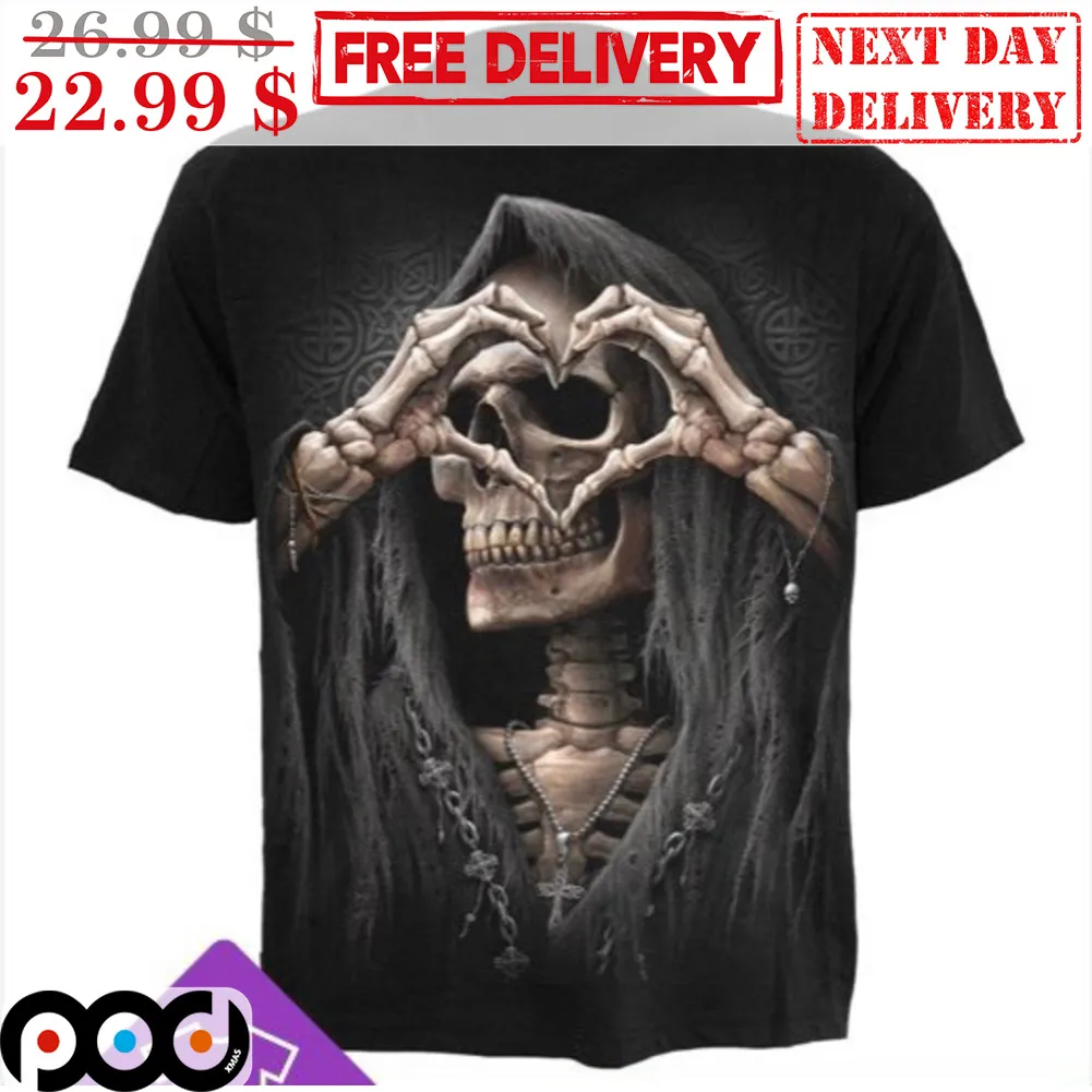 Death Fall In Love Heart Shirt