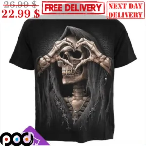 Death Fall In Love Heart Shirt
