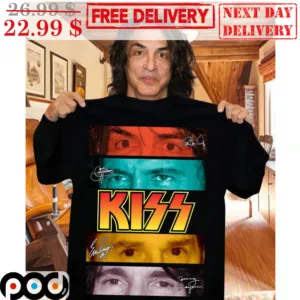 KISS Members Signature Shirt