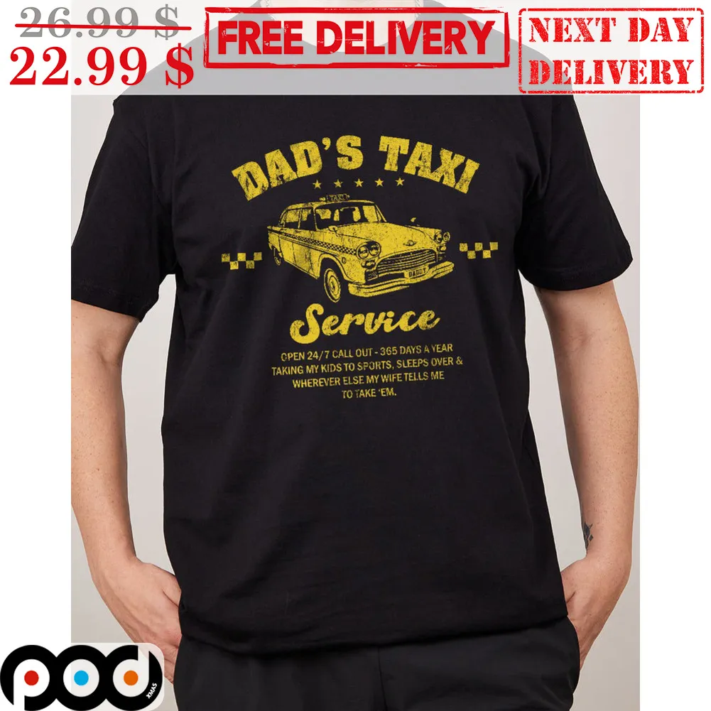 Dad's Taxi Service Vintage Shirt