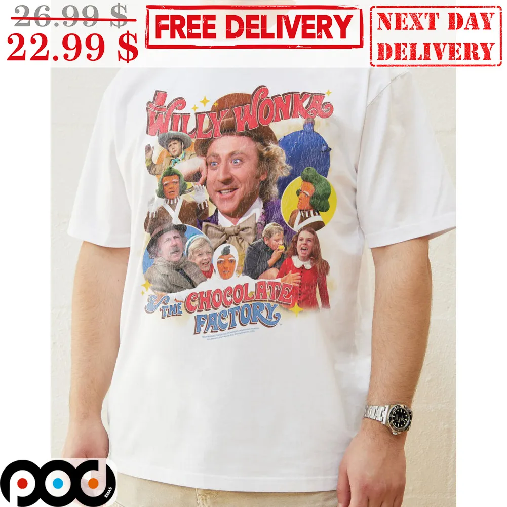 Willy Wonka The Chocolate Factory Vintage Shirt