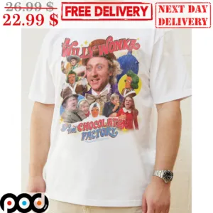 Willy Wonka The Chocolate Factory Vintage Shirt