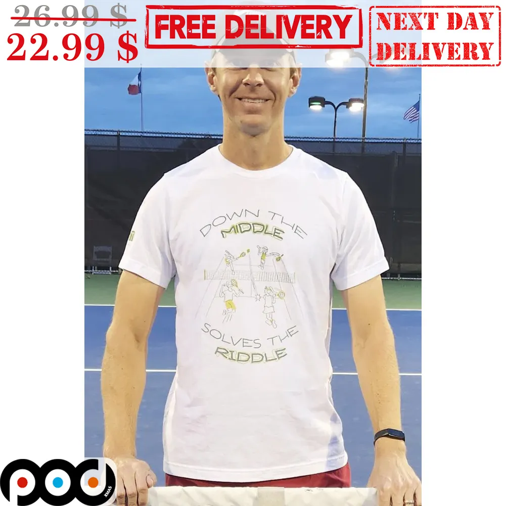 Down The Middle Solves The Riddle Shirt