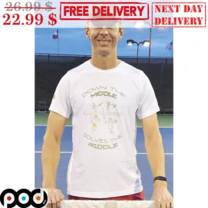 Down The Middle Solves The Riddle Shirt