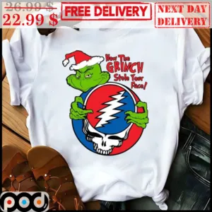 Grateful Dead How The Grinch Stole Your Face Shirt
