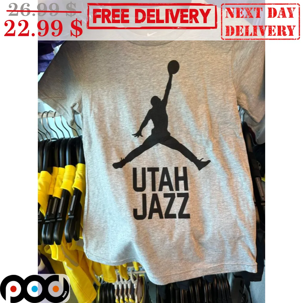 Jump Man Utah Jazz Shirt