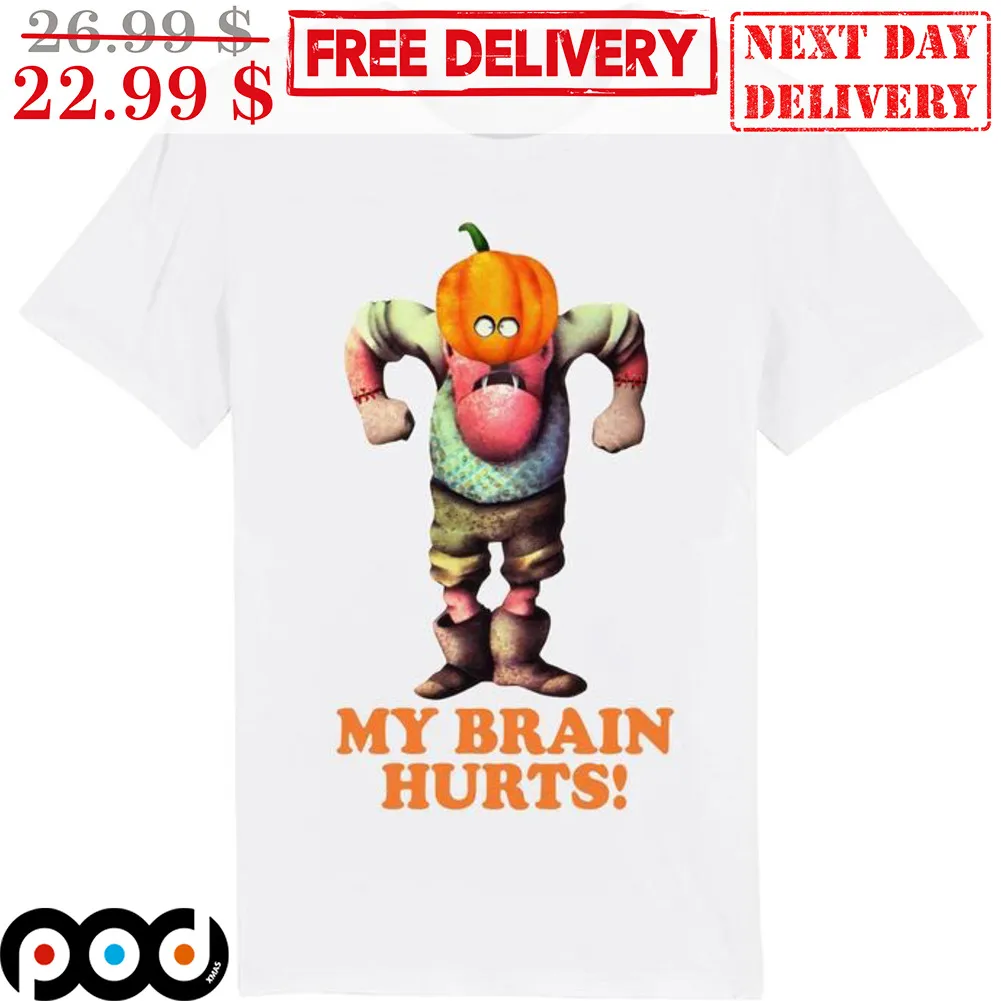 Gumby My Brain Hurts Halloween 2023 Shirt