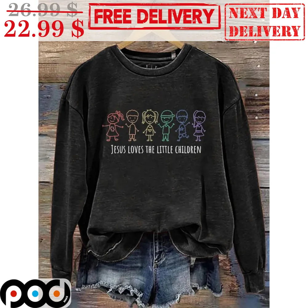 Kids Jesus Loves The Little Children Shirt