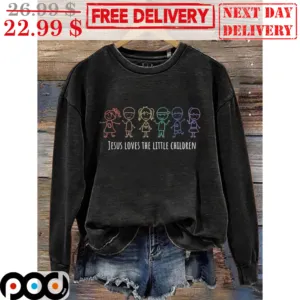 Kids Jesus Loves The Little Children Shirt