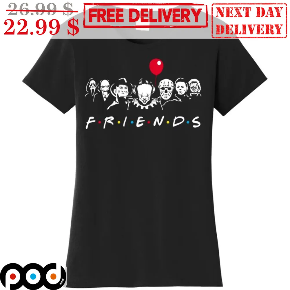 FRIENDS Horror Characters Halloween 2023 Shirt
