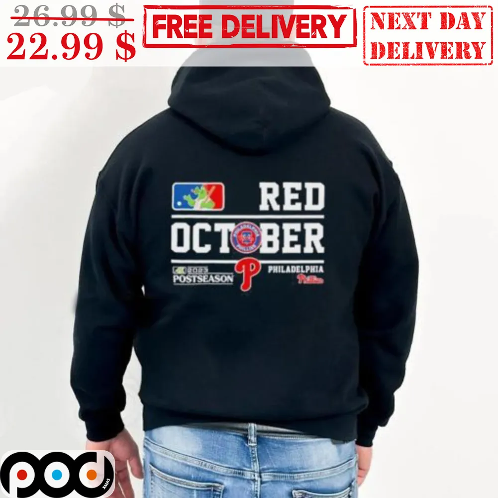 Red October 2023 Postseason Philadelphia Phillies MLB Shirt