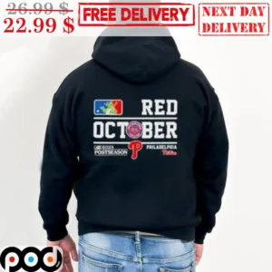 Red October 2023 Postseason Philadelphia Phillies MLB Shirt