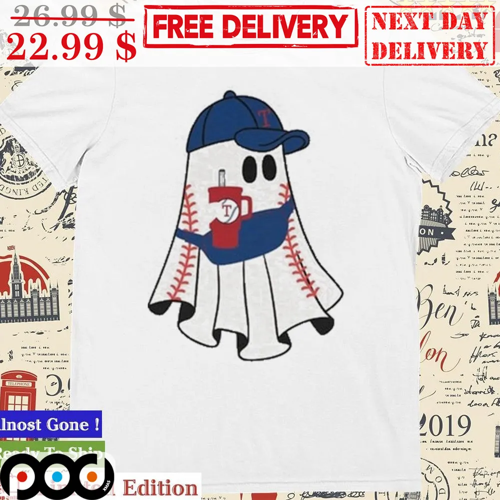 Boo Ghost Texas Rangers MLB Baseball Shirt