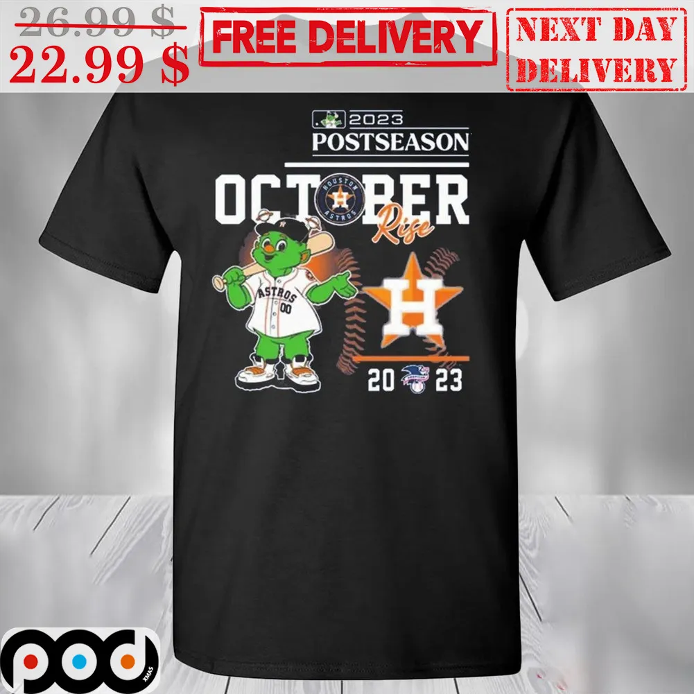 Mascot October Rise Houston Astros 2023 Shirt