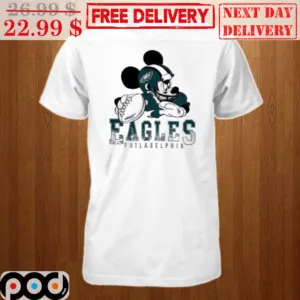 Mickey Mouse Eagles Philadelphia NFL Vintage Shirt