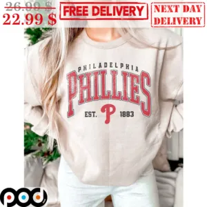 Philadelphia Phillies EST 1883 MLB Vintage Shirt