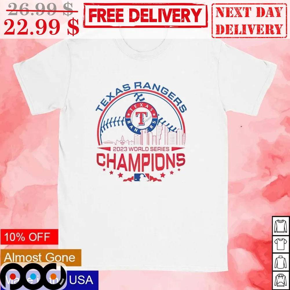 Texas Rangers 2023 World Series Champions MLB Shirt