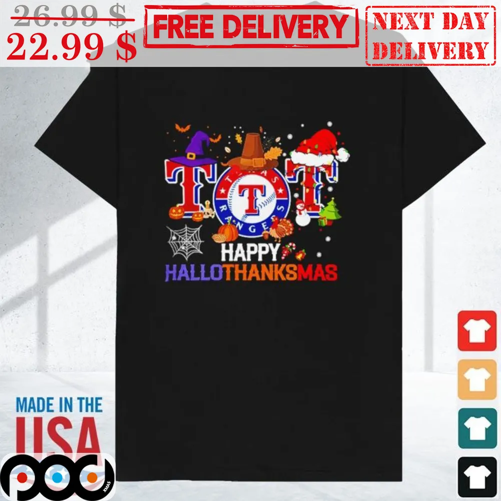 Texas Rangers Happy Hallo Thanks Mas Baseball Shirt