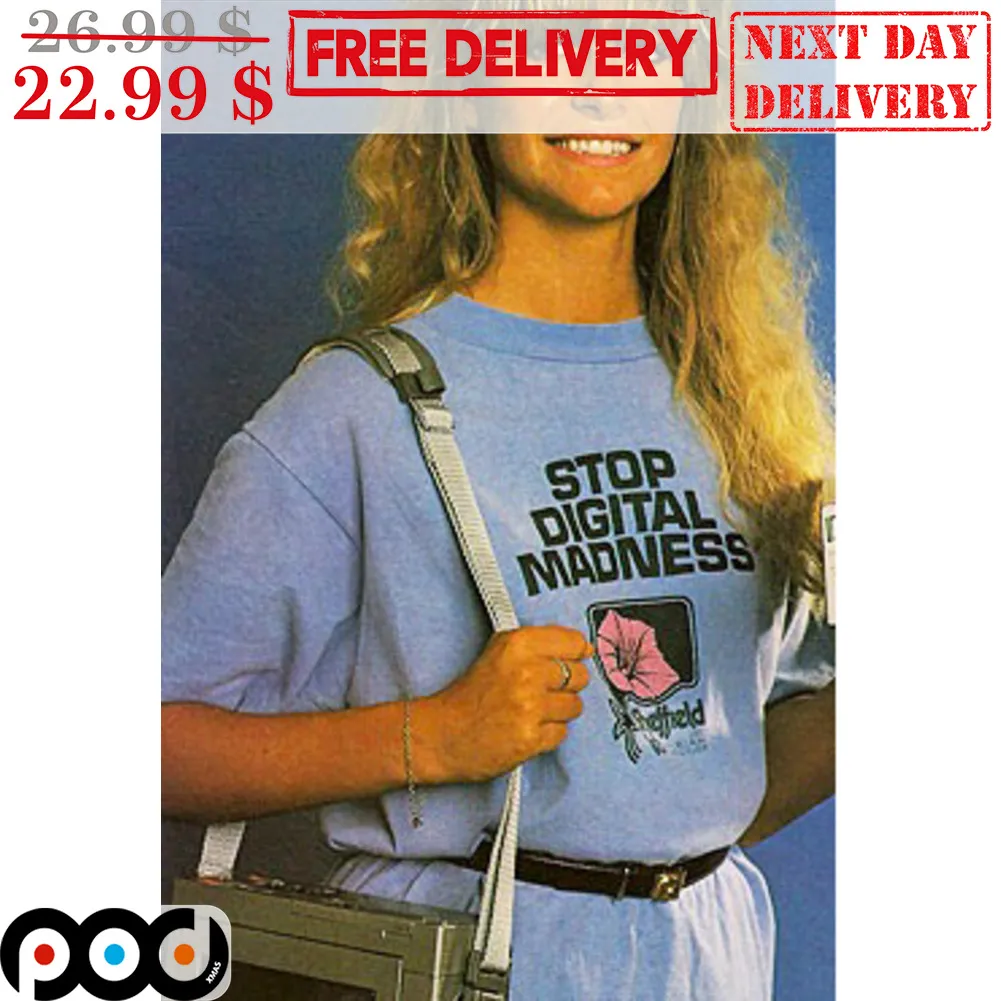 Stop Digital Madness Sheffield Lab Direct Disc Recoring Limited Editon Shirt