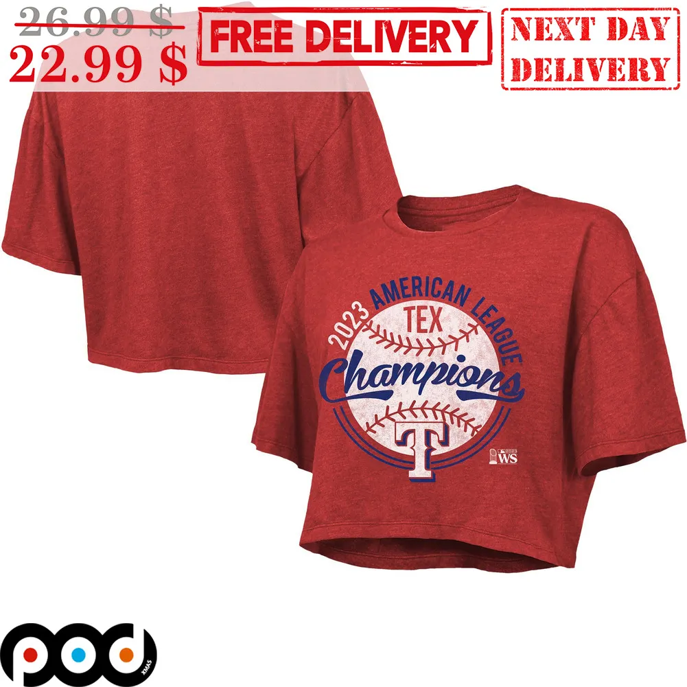 Texas Rangers 2023 American League Champions Vintage MLB Shirt