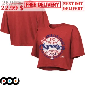 Texas Rangers 2023 American League Champions Vintage MLB Shirt