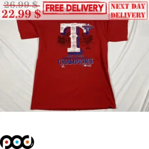 Texas Rangers West Seattle Back To Back American League Champions MLB Vintage Shirt