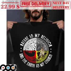 Keanu Reeves Nature Is My Religion And The Earth Is My Church Shirt