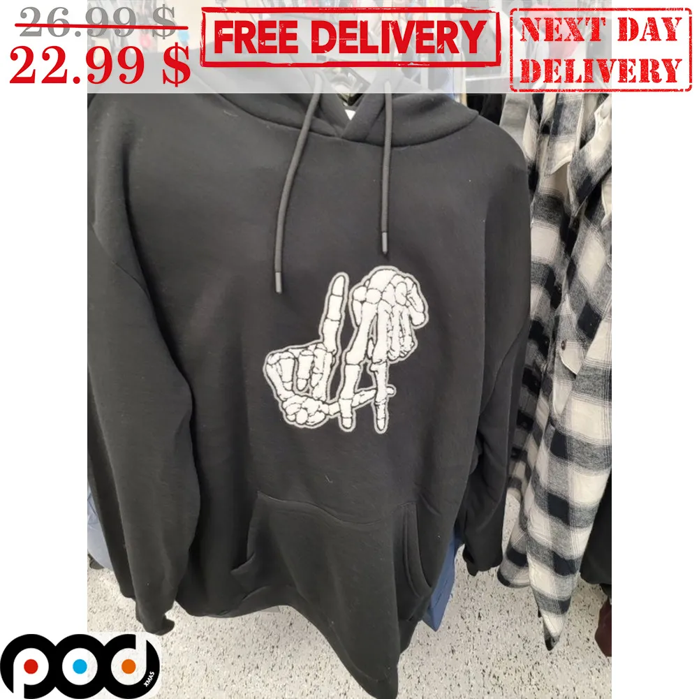 Skeleton Handsign LA Los Angeles Shirt