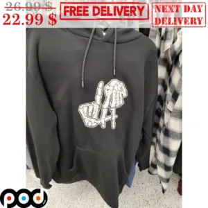 Skeleton Handsign LA Los Angeles Shirt
