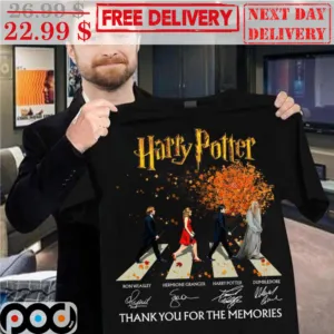 Harry Potter Walk Signature Thank You For The Memories Shirt