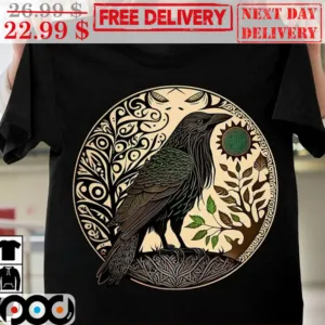 Raven Tree Nature Graphic Shirt