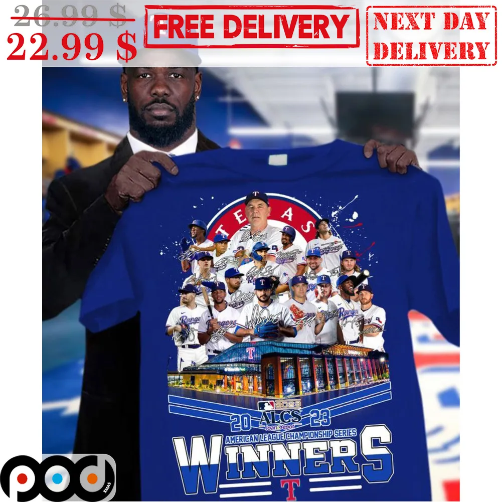Texas Rangers ALCS 2023 American League Championship Series Winners MLB Shirt