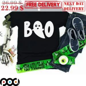 Boo Ghost Halloween Shirt